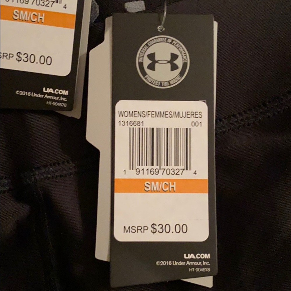 Under Armour Seamless Bike Shorts NEW - Picture 4 of 4